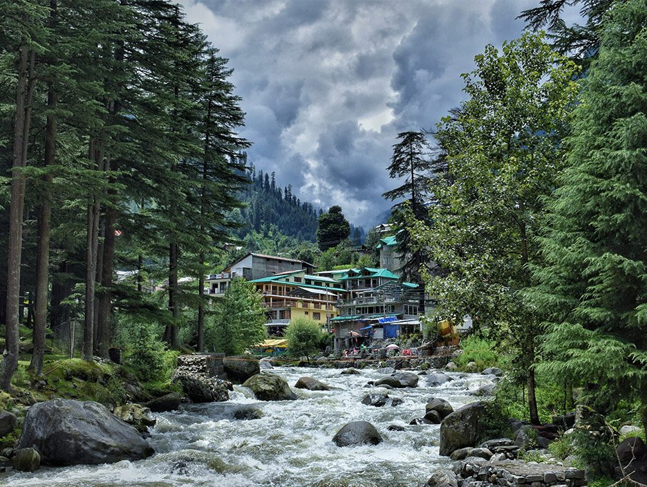 A peaceful Himalayan valley.