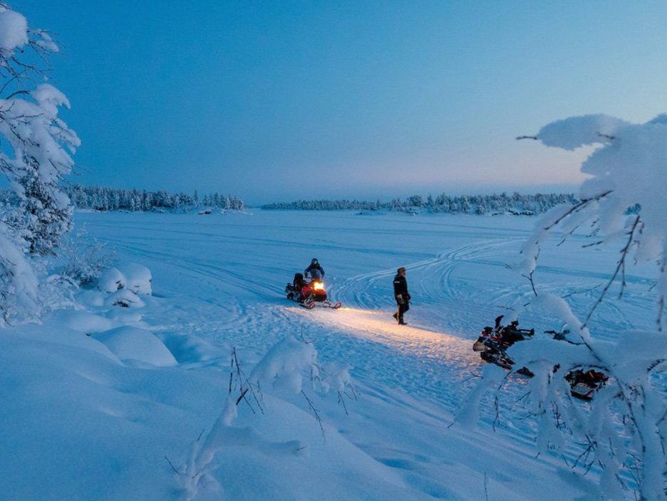 Into the heart of Arctic Finland.